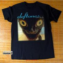 Best Deftones Around The Fur Funny Black Cat T shirt Size S 5XL vintage Washed Stylish Slightly Breathable Unisex S įvairiaspalvis