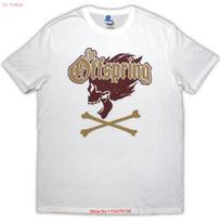 The Offspring Screaming Skull Official T Shirt Mens vintage Washed streetwear homme Stylish Versatile designer clothes graphic S įvairiaspalvis