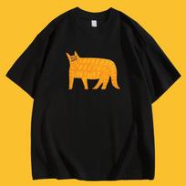 Cartoon Fun Creative Pattern Crew Neck T-Shirt, Pure Cotton Summer Fashion Short Sleeve, Casual Daily Outing Style Top S įvairiaspalvis