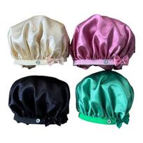 No Heat Hair Curling Cap Curler Bonnet, Overnight Sleeping Hair for Women, Breathable Hair Curls smėlis