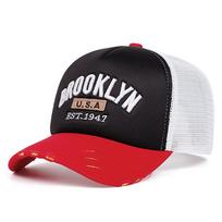 Hat Brooklyn 1947 Embroidered Hip Hop Skateboarding Hat Outdoor Use Daily Leisure Sun Protection Hat Mesh Hat Latest Creative Baseball