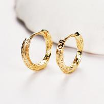 Unique Arabesque Mobius Strip Hoop Earrings For Women Minimalist Niche Design Elegant Simple Circle Ear Cuffs Jewelry