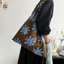 Autumn and winter lazy random orchid bag large capacity tote bag niche Korean vest bag canvas shoulder bag women's bag