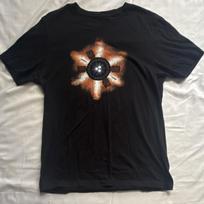 NSF Black Double-Sided Graphic M Men's Crew Neck Cotton T-Shirt S įvairiaspalvis