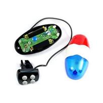 6LED 4 Tone Warning Siren Bell Horn Cycling Bicycle Bike Light Electronic Alarm
