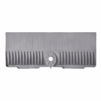 24 Inch Silicone Faucet Draining Pad Fast Self-Draining Sink Splash Guard  Kitchen Sink grey no ring