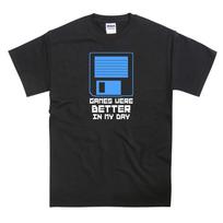 Floppy Disk Games Were Better In My Day T-Shirt S įvairiaspalvis