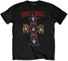 Guns N' Roses Men's Vintage Cross Slim Fit T-Shirt X-Large Black S įvairiaspalvis