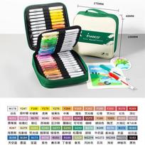Acrylic Paint Markers 72 Pcs Brush Tip Acrylic Paint Pens Set Direct-Ink 48Colors Professional Color Series for Diy Art Supplies