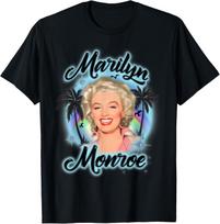 Marilyn Monroe Airbrush Art T-Shirt S įvairiaspalvis