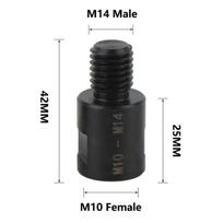 M 14 To M 10 Angle Grinder Adapter 5/8-11 Thread Multi-purpose Thread Conversion Adapter Adaptive Shaft Polished Surface