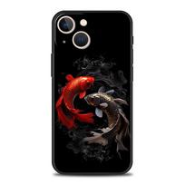 Koi Carp Phone Case For iPhone 16 13 15 14 12 11 Pro MAX XR X SE XS 7 8 Plus Soft TPU Shell Cover For iPhone 7 8 SE