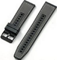 Two-Tone Silicone Watch Band for Huawei & Samsung Watch 5/6 22MM pilka spalva
