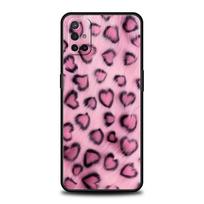 Phone Case For OnePlus 15 13 12 11 10 9 8 7T Pro 13T 13R 12R 10R 9RT 8T Nord 2T CE 2 3 5G Lite Cover Pink Leopard Print Pattern For OnePlus 7T