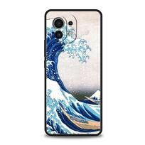 Phone Case For Xiaomi Mi 15 14 13 12 11 Lite 14T 13T 12T 11T Pro Poco X6 X5 M3 X3 Pro F5 F4 Japan The Great Wave Of Kanagawa For Xiaomi Mi 11