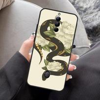 Fashion Snake Flower Case For ZTE Nubia Red Magic 10 Air 8 8S 9 9S 10S 11 Pro Plus 5G 6R 7 6 7S 6S Pro Back Cover For Red Magic 5G