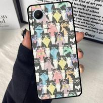 Funny Cat Collage For Realme C63 C71 C55 C67 C51 C75 C61 C65 C53 10 11 12 13 14 15 Pro Plus GT6 GT7 Pro Case For Realme GT6