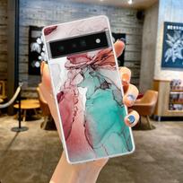 Phone Case Cover for Google Pixel 9 8 7 6 5 4 4XL Soft TPU 7A 6A 5A 4A 3A Pro XL 5G Transparent Shell Vintage Marble Fundas Bags for Pixel 8