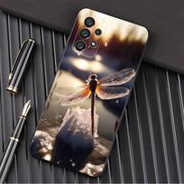Dragonfly Animal Phone Case For Samsung Galaxy A13,A21s,A22,A31,A32,A52,A53,A71,A80,A91 Soft Black Shell Samsung a11