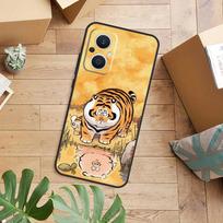 Cartoon Fat Tiger Case For OPPO Reno 14F 13F 12F 10 11 12 13 14 Pro 7 8 Lite OPPO Find X9 X8 X6 X5 Pro Cover For OPPO Reno7 4G