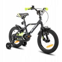 16-Calowy Rower Dla Dzieci Na 4-7 Lat Koło Treningowe Hand&Coaster Hamulec Black&Green