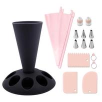 Piping Bag Nozzle Storage Rack Piping Bag Nozzles Placement Rack For Pastry Baking Cake Decorating Tool Kitchen Accessories as the picture