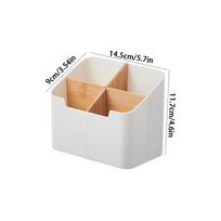 Remote Control Organizer Tv Remote Holder For Table Multipurpose Desktop Storage Box Bedroom Living Room Organizer as the picture