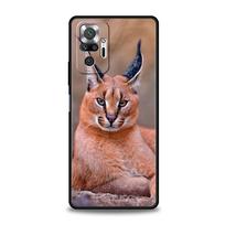 Phone Case For Xiaomi Redmi Note 14 13 12 Pro Plus 5G 9S 9 10 11 4G 14C 13C 12C 10C 9C 9A Soft Cover African Lynx Caracal Cat Redmi Note 13 Pro 5G