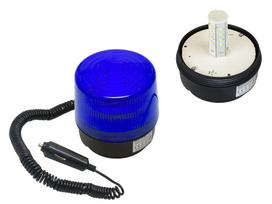 Magnetinė signalo lempa - LED 12V - mėlyna