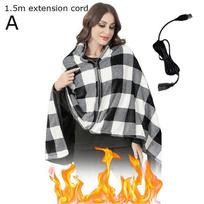 Single Electric Blanket Office Thickened Heating Blanket Multi-Functional Blanket USB Heated Poncho