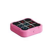 Plastic Tic Tac Toe Electronic Game With Multifunction Play For Home And School Use rožinė