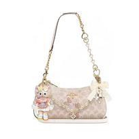 COACH shoulder bag [Customized bag] Teri 24 classic presbyopic Logo zipper closure, pendant, scarf, bow, printing, extension Travel Far Basic Model balta