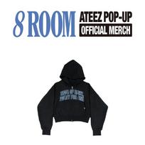 ATEEZ 7th Anniversary POP-UP 8ROOM Crop Zip-up Hoodie