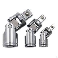 3pc Universal Ratchet Joint Socket Adapter 1/4  3/8  1/2  cuff Set