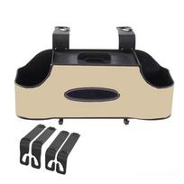 Phone Stand Holder Car Drink Cup Holder Hanging Hooks Vehicle Tissue Box  Road Trip smėlis