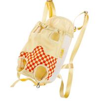 Adjustable Straps Pet Chest Bag Hands Free Cat Carrier Bag Portable Pet Backpack  for Dogs Cats M oranžinė