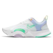 Nike SuperRep Go 2 White Infinite Lilac Women Sneakers Football-Grey Green-Glow CZ0612-135 36.5