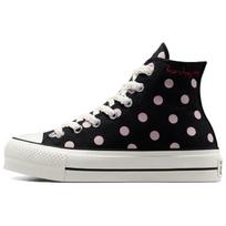 Converse  Chuck Taylor All Star Lift Platform High Polka Dots Women Sneakers Black Summit-Pink Egret A10688C 36.5