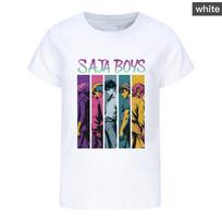 KPOP Demon Hunters Kids Anime SAJABOYs T-Shirt Cartoon Short Sleeve Summer Children KidsT-Shirt Boys Girls Cartoon Clothes 110
