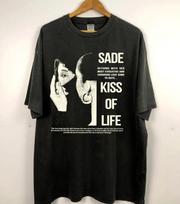 Sade Adu 2024 Tour Shirt, Sade Adu 90s Graphic Unisex Black Shirt Unisex T-Shirt S