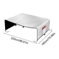 Dog Kennel Cover 210D Oxford Privacy Enclosure Tarp Waterproof Large Kennel Cover for Patio Picnic Outdoor Camping Backyard