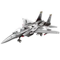 F-15 karinių naikintuvų modelis, kaladėlės, kovinio lėktuvo konstravimo kaladėlės, žaislas, dovana, karo lėktuvas, reaktyvinio lėktuvo modelis, konstravimo žaislai, 223 vnt.