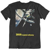 2001 m: Kosminė odisėja (1968 metai) Filmo plakatas V4 Unisex marškinėliai S