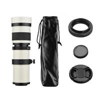 Kameros MF Super Telefoto Priartinimo Objektyvas F/8.3-16 420-800mm T Mount su Adapterio Žiedu Universalus 1/4 Sriegis Pakeitimas Canon dramblio kaulas