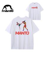 Per dydžio medvilniniai marškinėliai su Manto spaudiniu 2XL