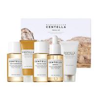 SKIN1004 Madagascar Centella Travel Skincare Set (Toner 30ml + Ampoule 30ml + Soothing Cream 30ml + Cleansing Oil 30ml + Cleansing Foam 20ml)