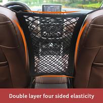 Automobilio laikymo tinklelis tarp sėdynių Automobilio stiliaus laikymo krepšys Elastingas tinklinis tinklelis Auto priedai