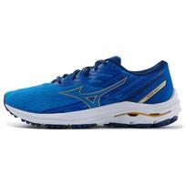 Mizuno Wave Equate 7 Athletic Mesh Cushioning Non-Slip Durable Breathable Support Low-Top Casual Running Shoes Men sneaker Blue Gold White J1GC234803 42.5