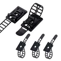 100Pcs Adhesive Cable Management Clips Adjustable Nylon Cable Strap Ties Wire Clips Clamps Organizer for Strong Fixation 1 juoda