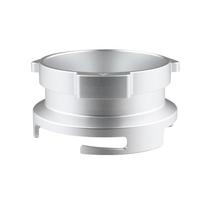 58 mm dozavimo piltuvėlis, kavos dozavimo žiedai, universalus piltuvėlis, kavos priedai, aliuminio lydinio medžiaga, kavos aparatams 1 white